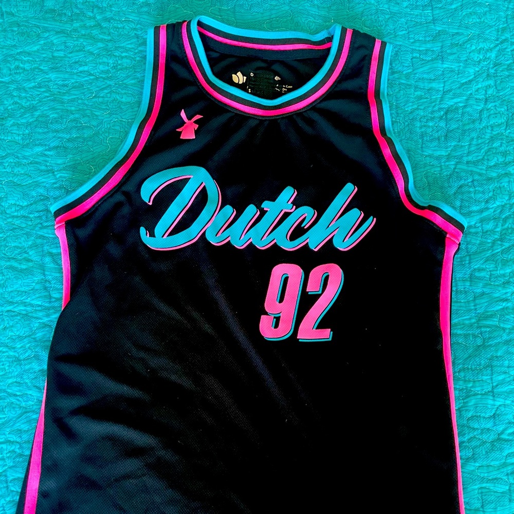 Dutch Bros Miami Heat Colors Jersey